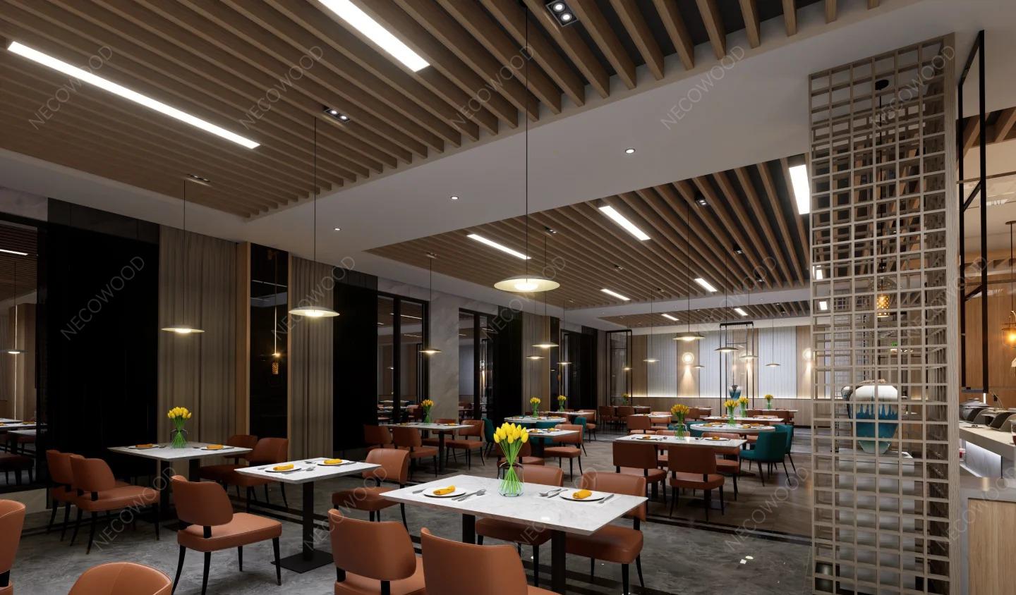 Necowood erweitert seine WPC-Deckenlösungen für den Innenbereich, um der wachsenden Marktnachfrage gerecht zu werden