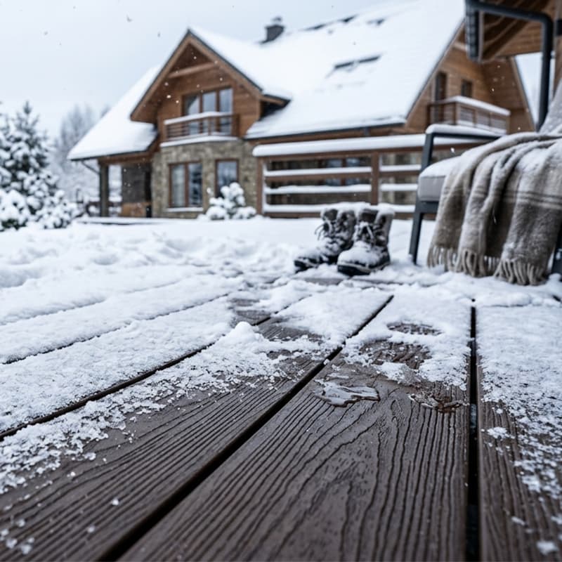 Überlebensbericht: Wie unsere WPC-Terrassendielen Frost-Tau-Zyklen von -25 °C in Osteuropa standhalten