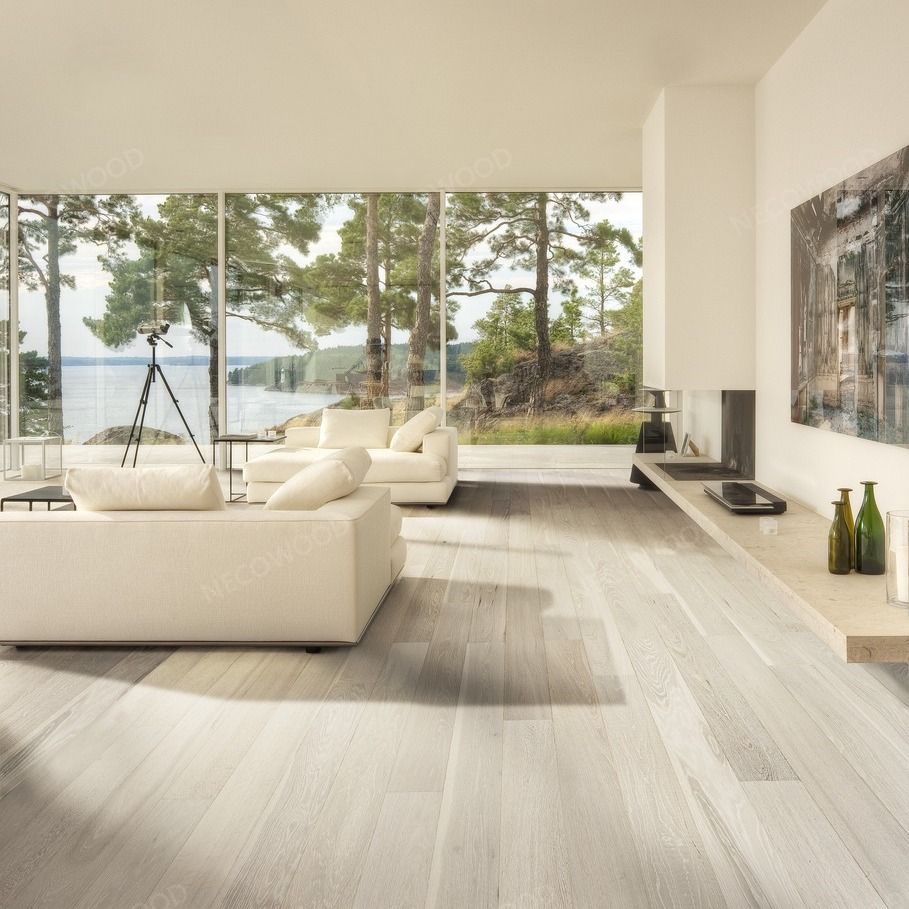 Living Room with SPC Flooring